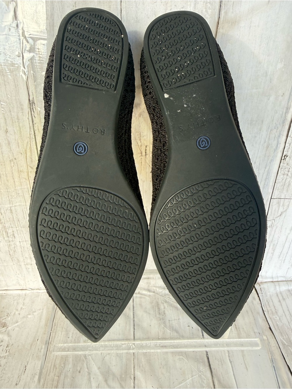 Rothy's Black Knit Women's Slip-On Flats - Picture 7 of 7